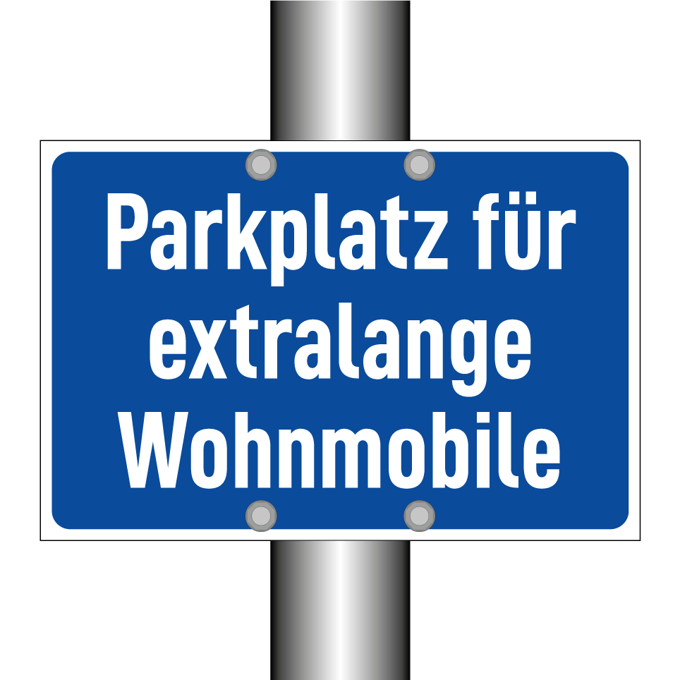 Parkplatz für extralange Wohnmobile