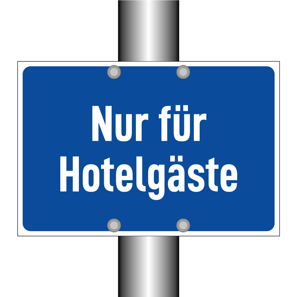Nur für Hotelgäste