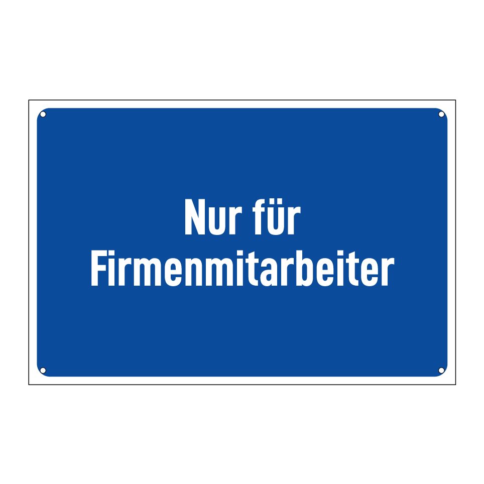 Nur für Firmenmitarbeiter