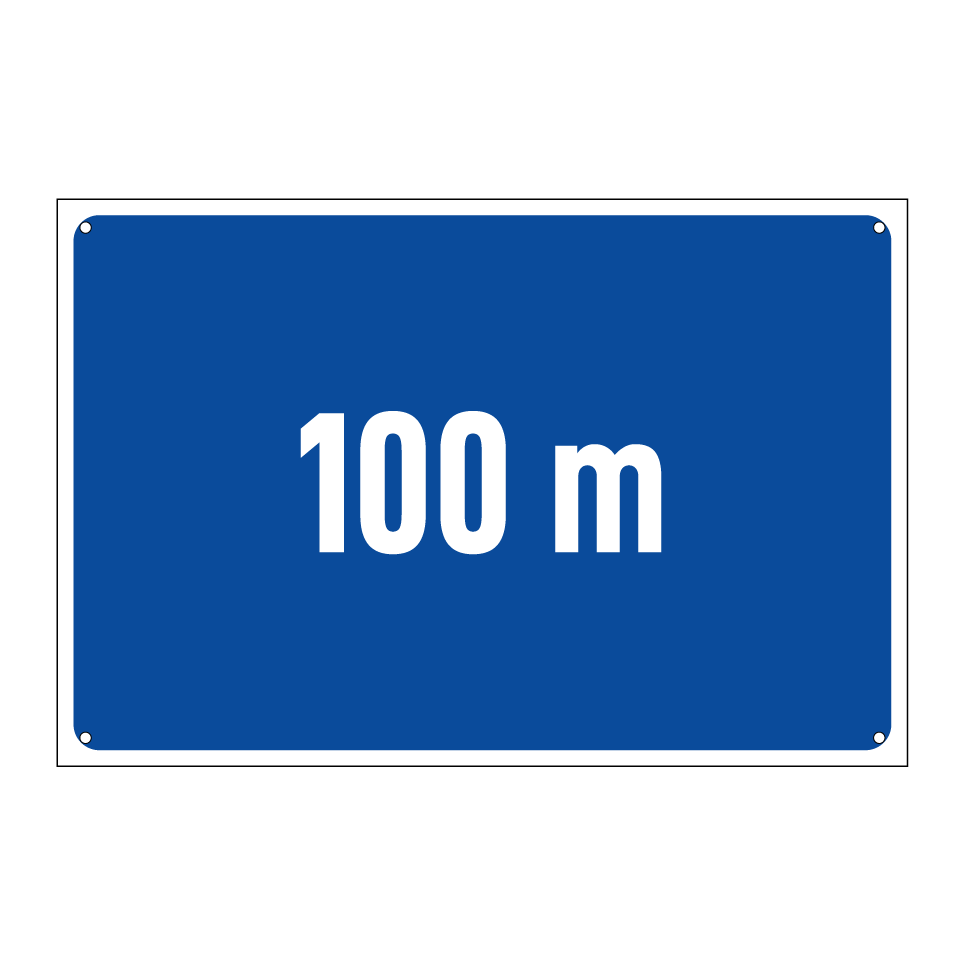 100 m
