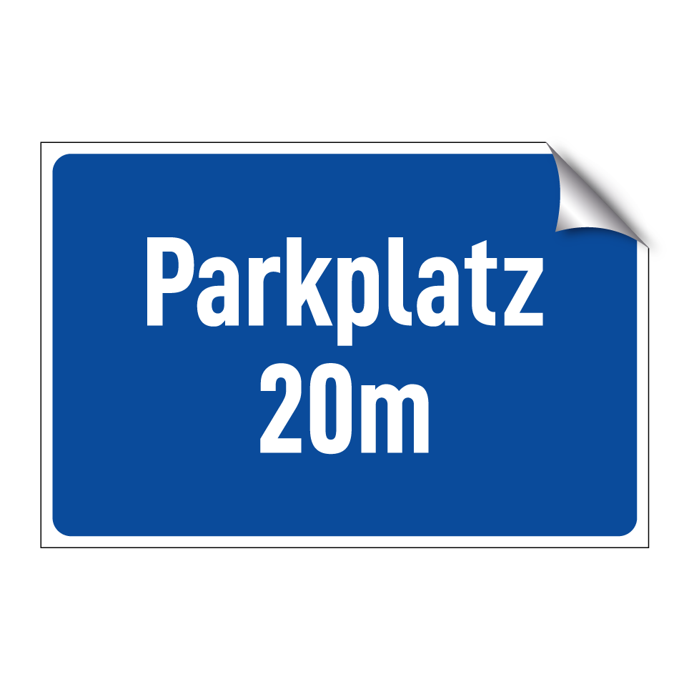 Parkplatz 20m