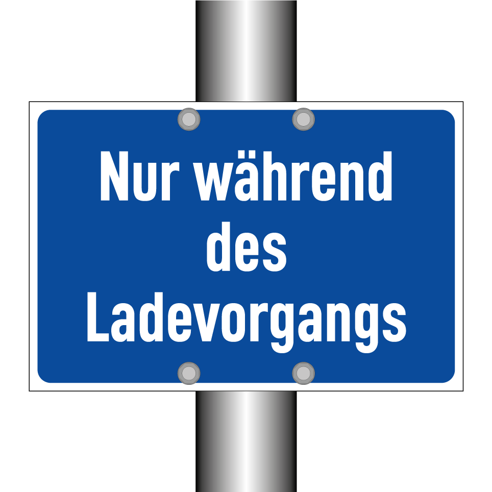 Nur während des Ladevorgangs