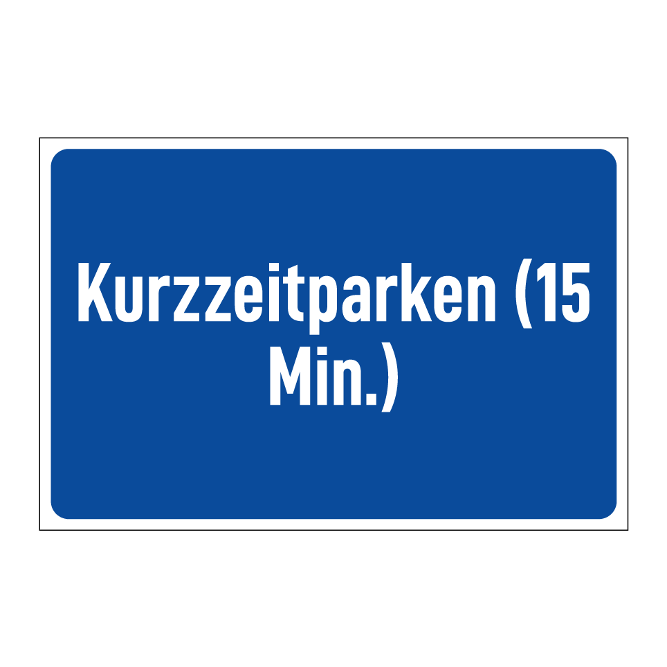 Kurzzeitparken (15 Min.)