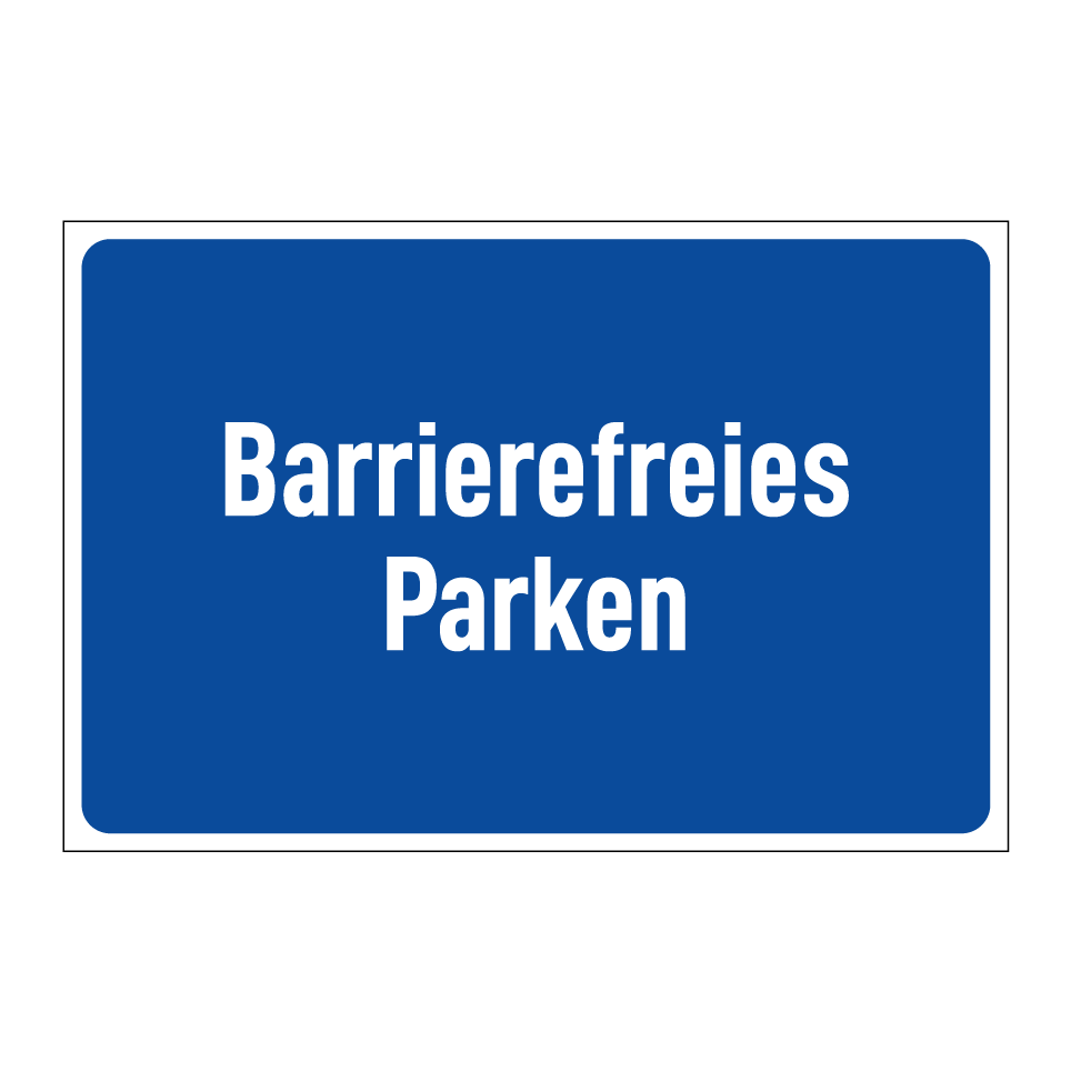 Barrierefreies Parken