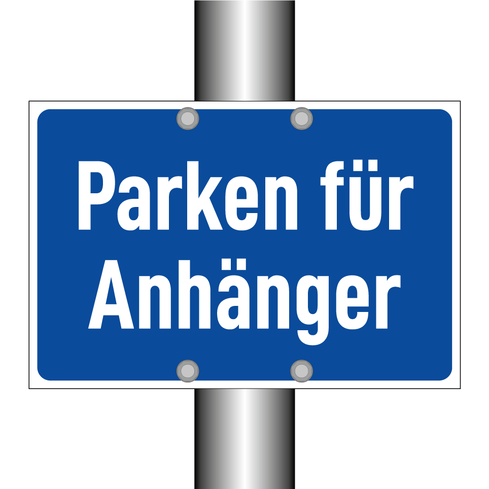 Parken für Anhänger