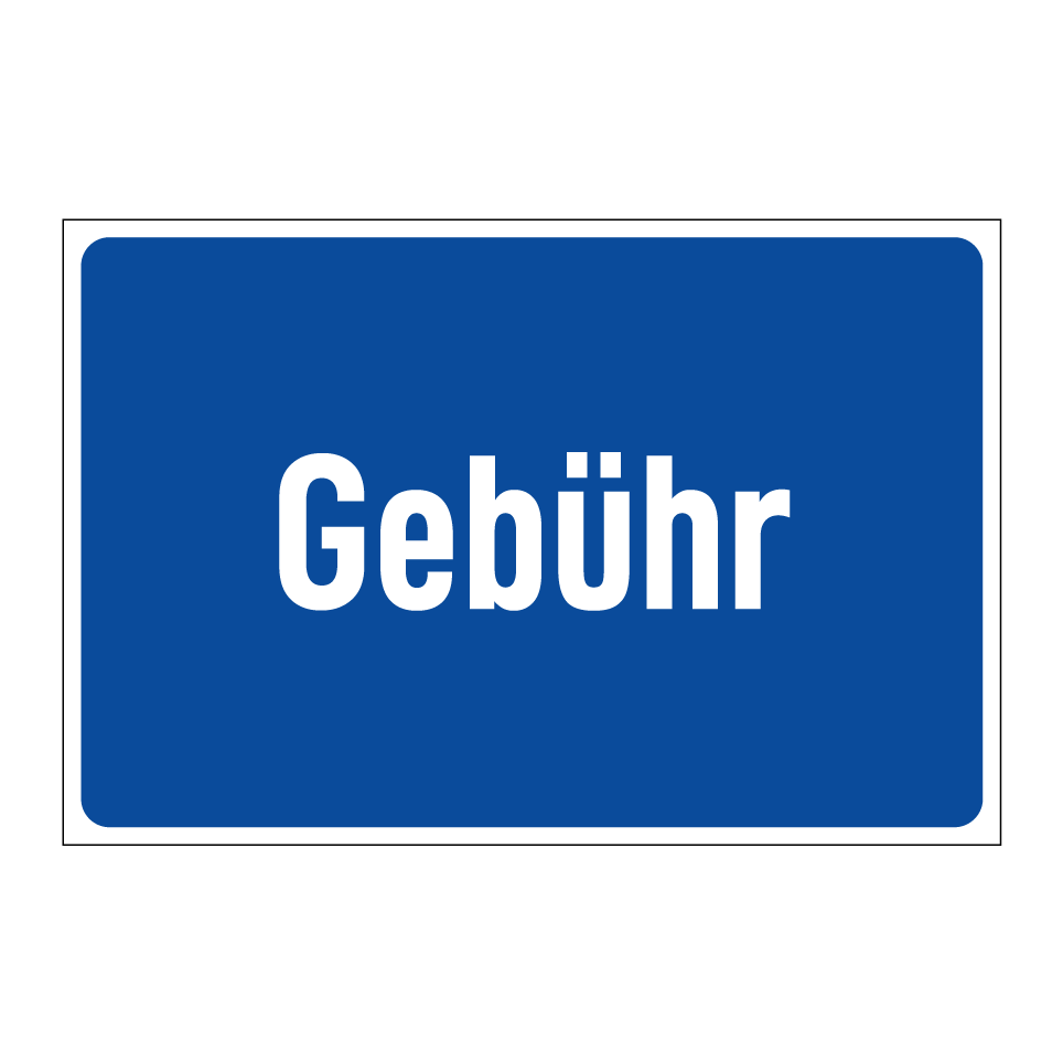 Gebühr