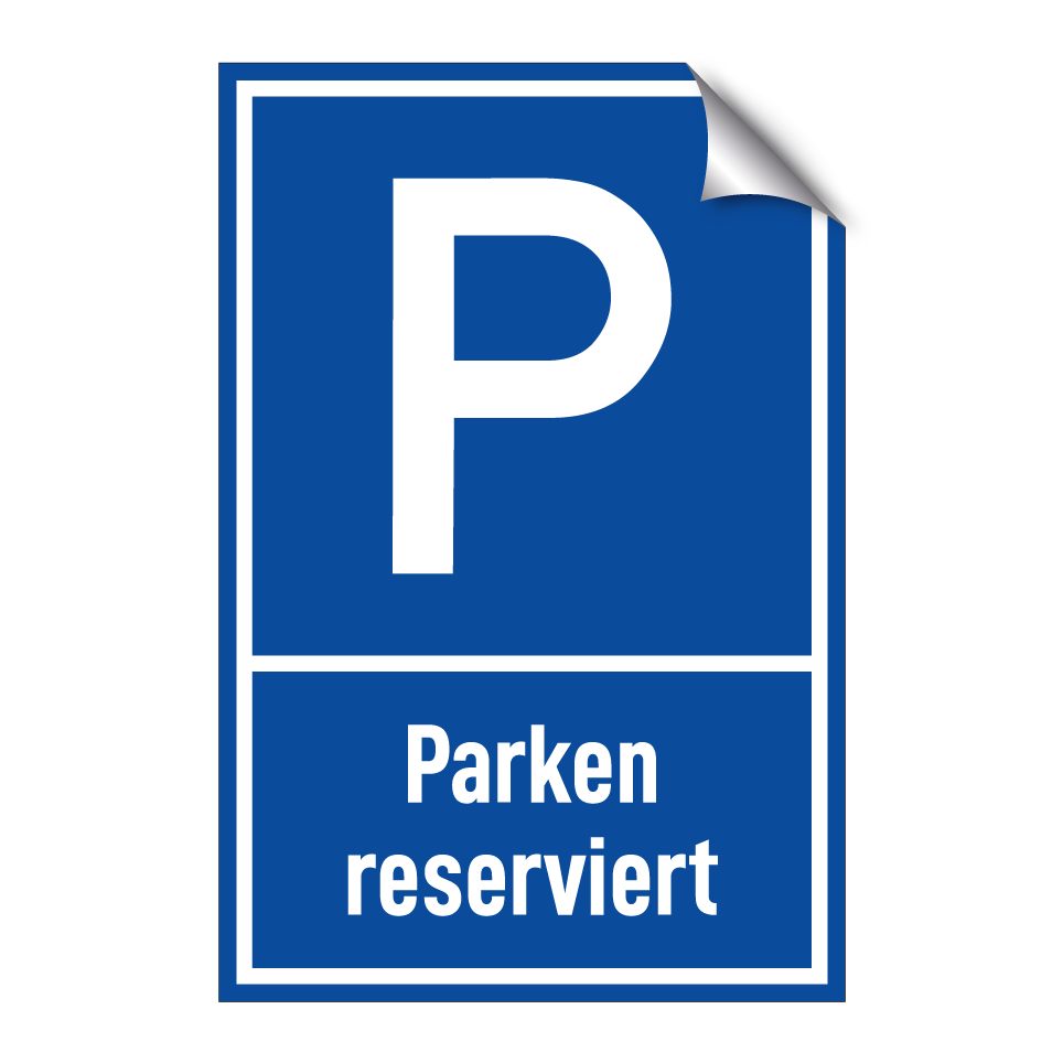 Parken reserviert