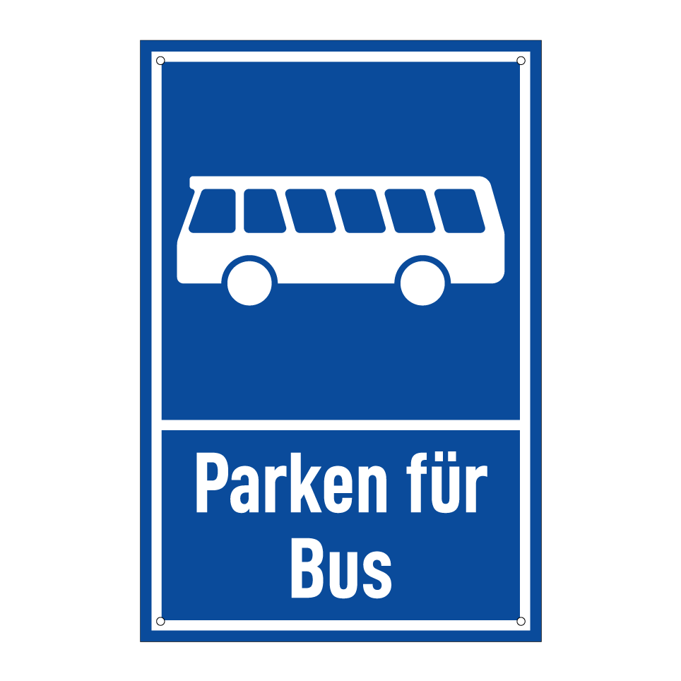Parken für Bus
