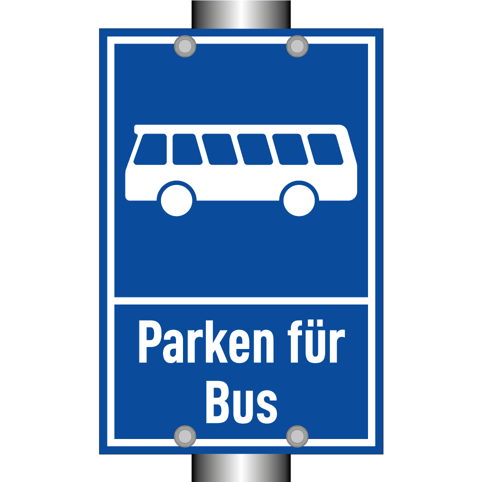 Parken für Bus