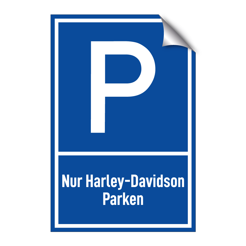 Nur Harley-Davidson Parken