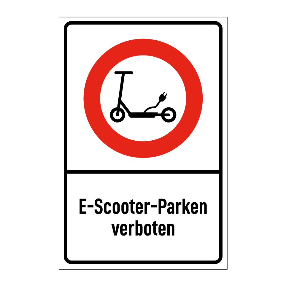 E-Scooter-Parken verboten
