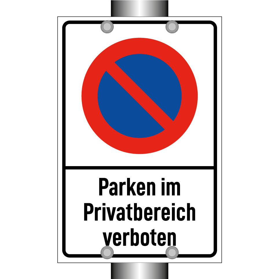 Parken im Privatbereich verboten