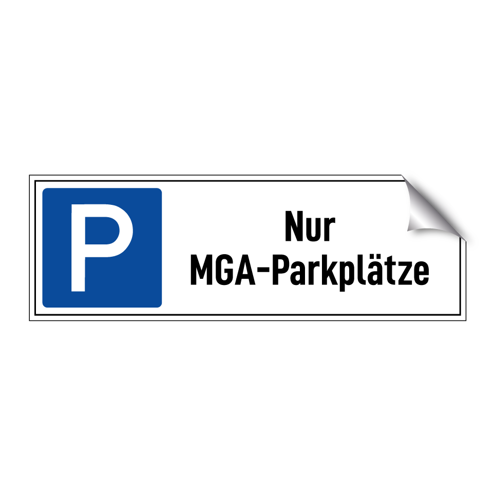 Nur MGA-Parkplätze