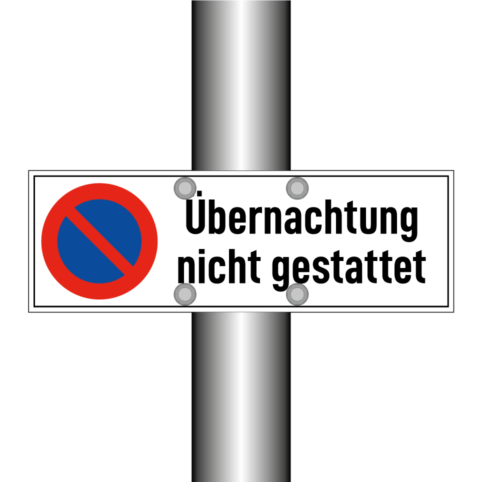 Übernachtung nicht gestattet