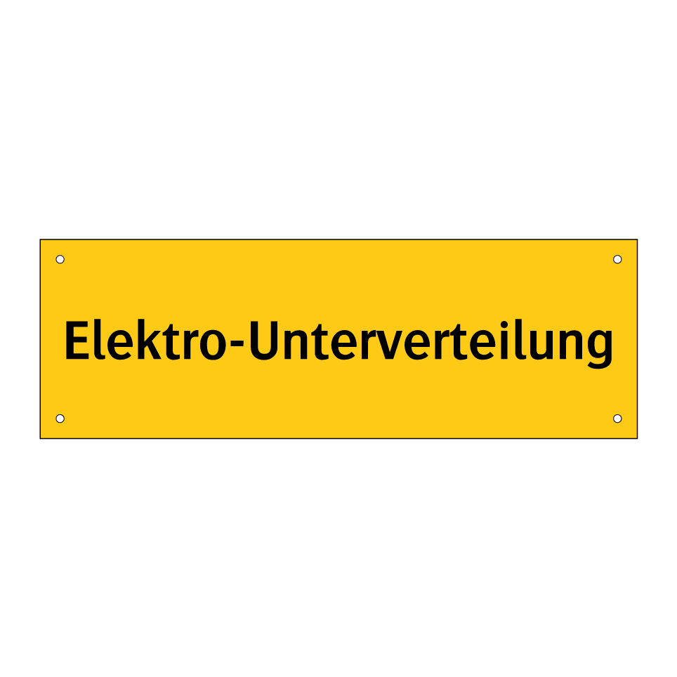 Elektro-Unterverteilung