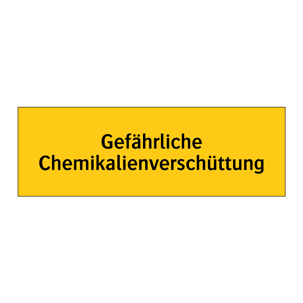 Gefährliche Chemikalienverschüttung