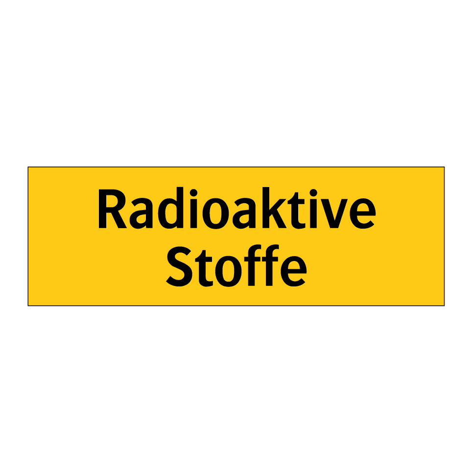 Radioaktive Stoffe