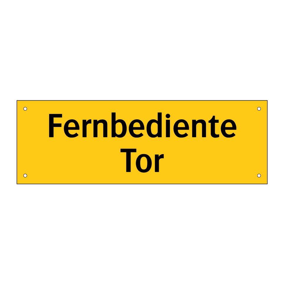Fernbediente Tor