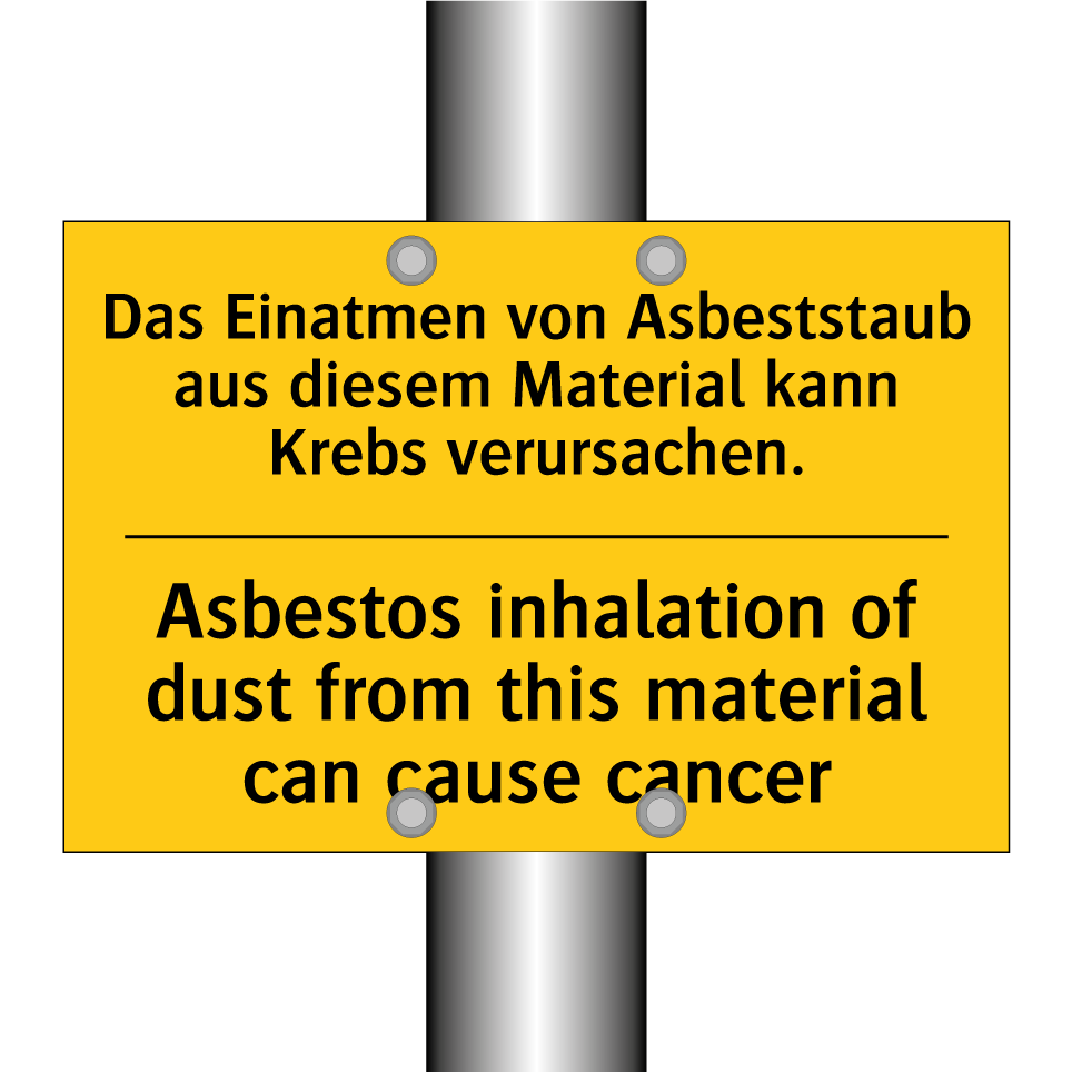 Das Einatmen von Asbeststaub aus /.../ - Asbestos inhalation of dust from /.../