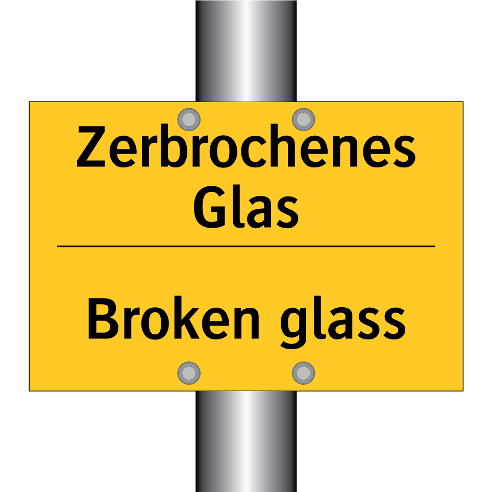 Zerbrochenes Glas - Broken glass