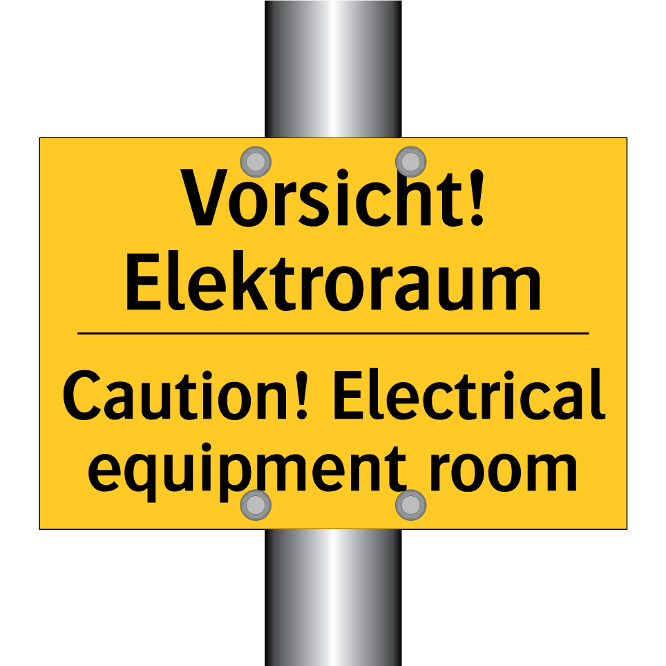 Vorsicht! Elektroraum - Caution! Electrical equipment /.../