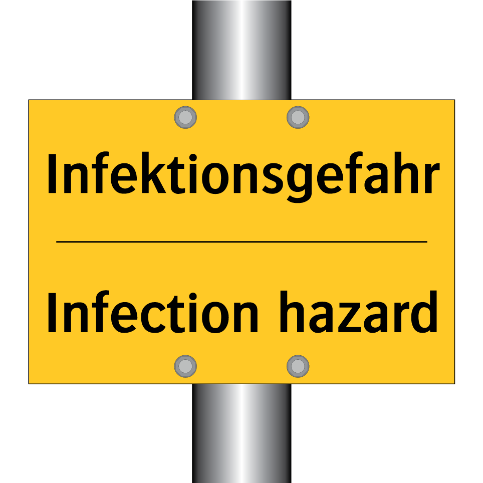 Infektionsgefahr - Infection hazard
