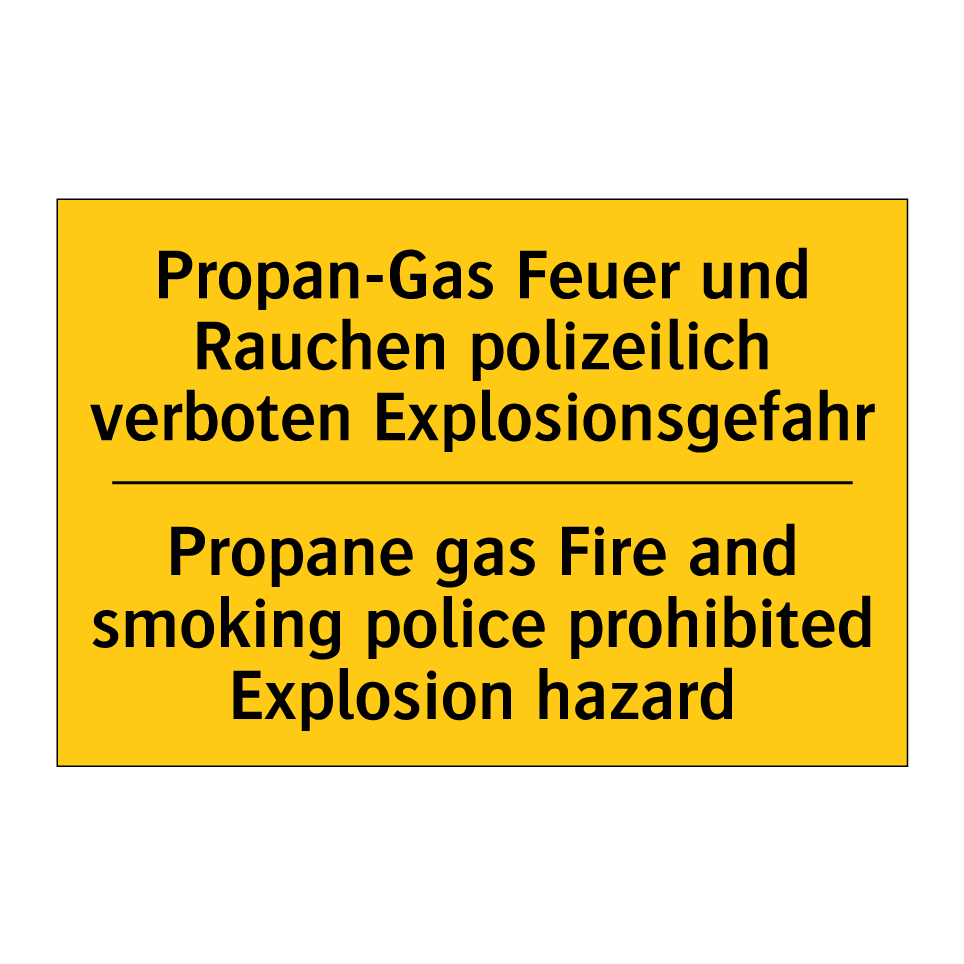 Propan-Gas Feuer und Rauchen polizeilich /.../ - Propane gas Fire and smoking police /.../