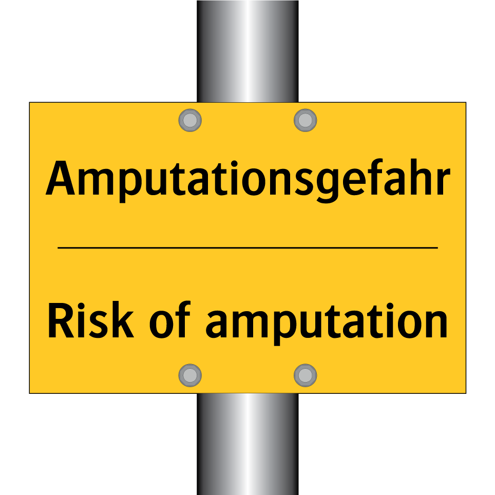 Amputationsgefahr - Risk of amputation