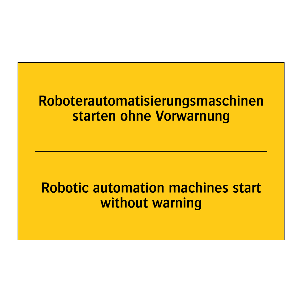 Roboterautomatisierungsmaschinen /.../ - Robotic automation machines start /.../