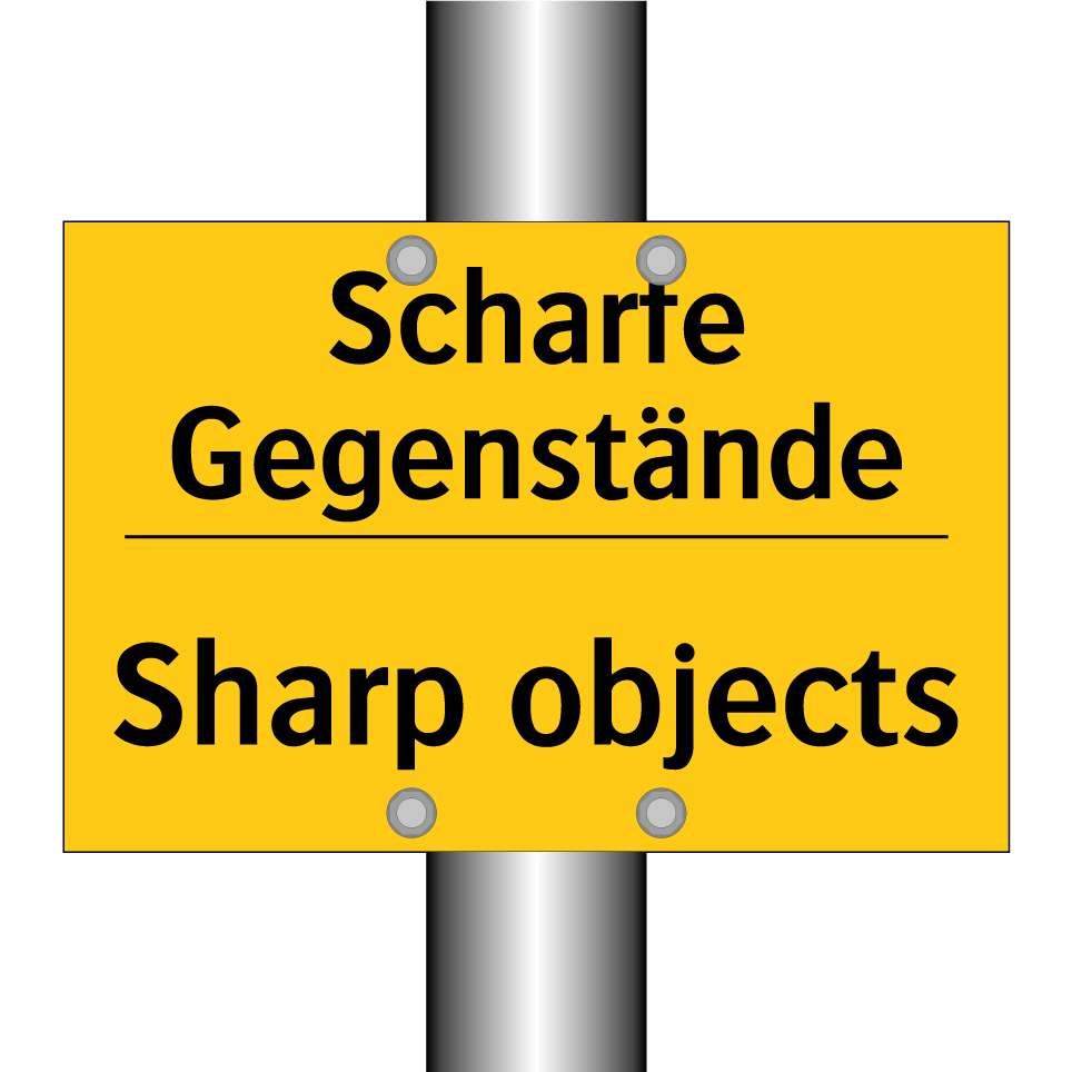 Scharfe Gegenstände - Sharp objects