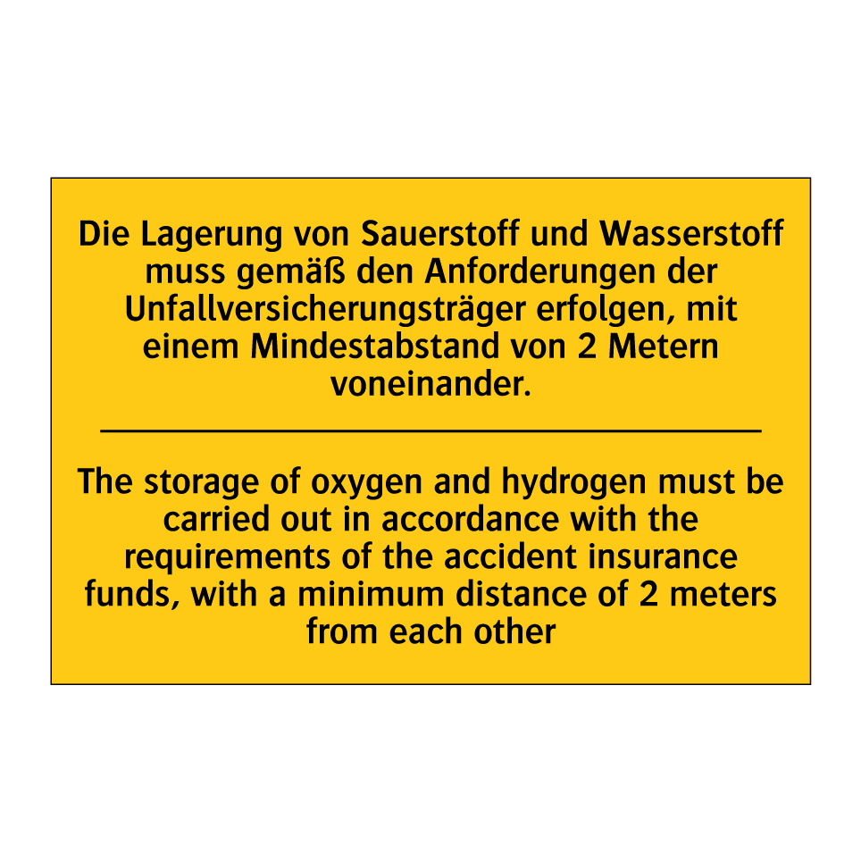 Die Lagerung von Sauerstoff und /.../ - The storage of oxygen and hydrogen /.../