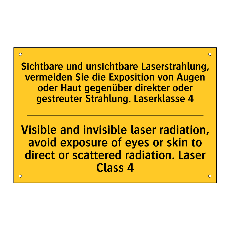 Sichtbare und unsichtbare Laserstrahlung, /.../ - Visible and invisible laser radiation, /.../
