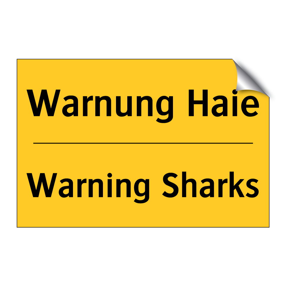 Warnung Haie - Warning Sharks