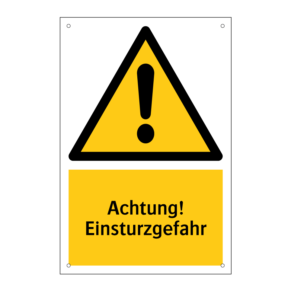 Achtung! Einsturzgefahr