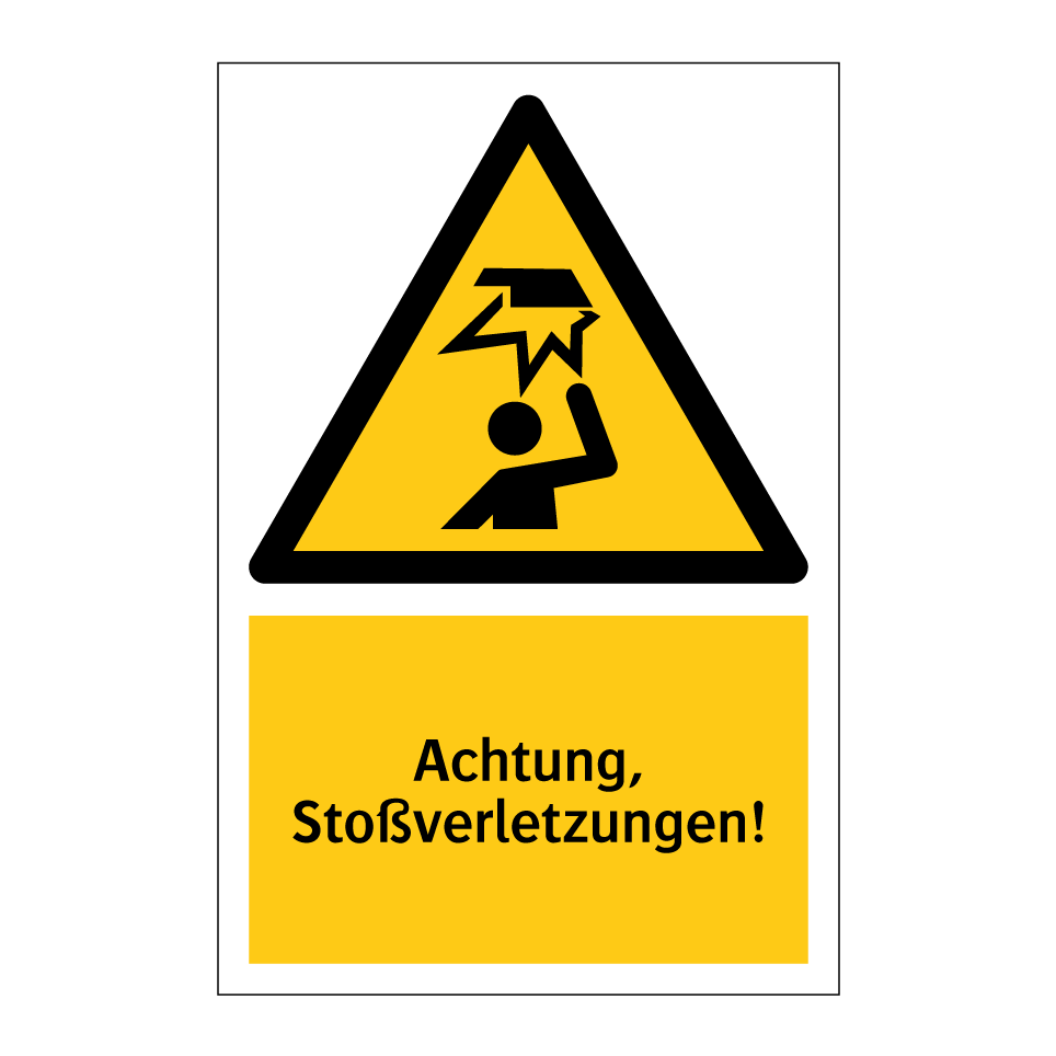 Achtung, Stoßverletzungen!