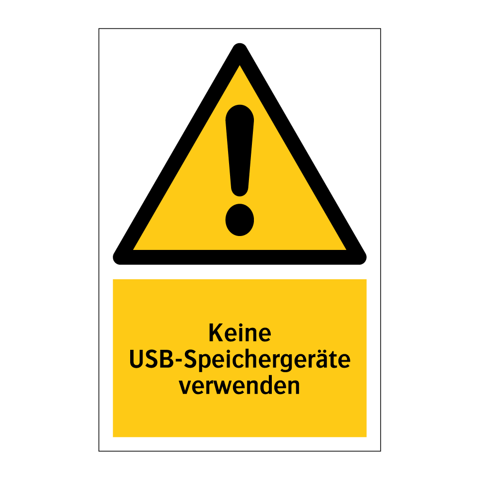 Keine USB-Speichergeräte verwenden