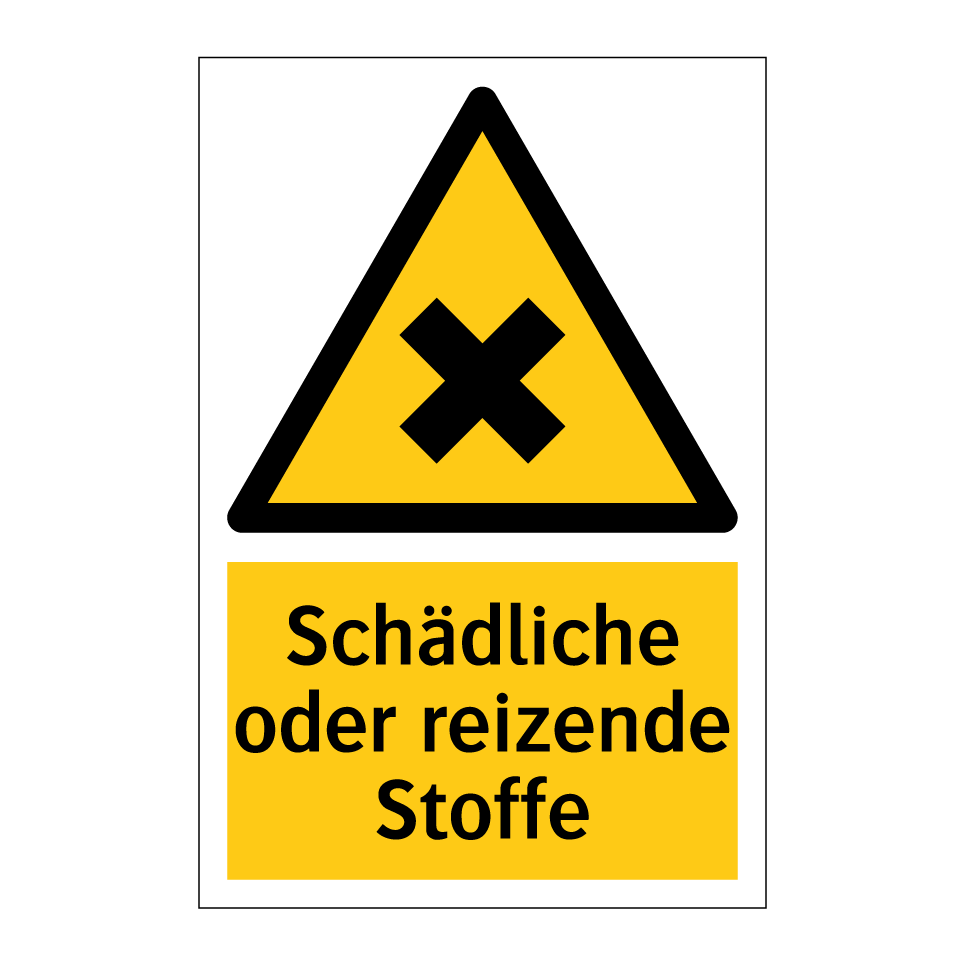 Schädliche oder reizende Stoffe