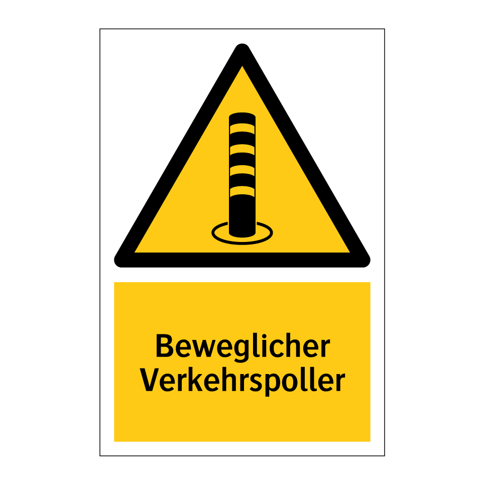 Beweglicher Verkehrspoller