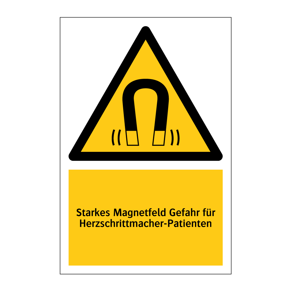 Starkes Magnetfeld Gefahr für Herzschrittmacher-Patienten