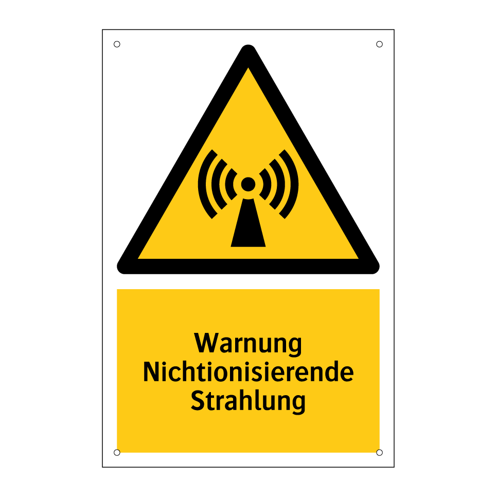 Warnung Nichtionisierende Strahlung