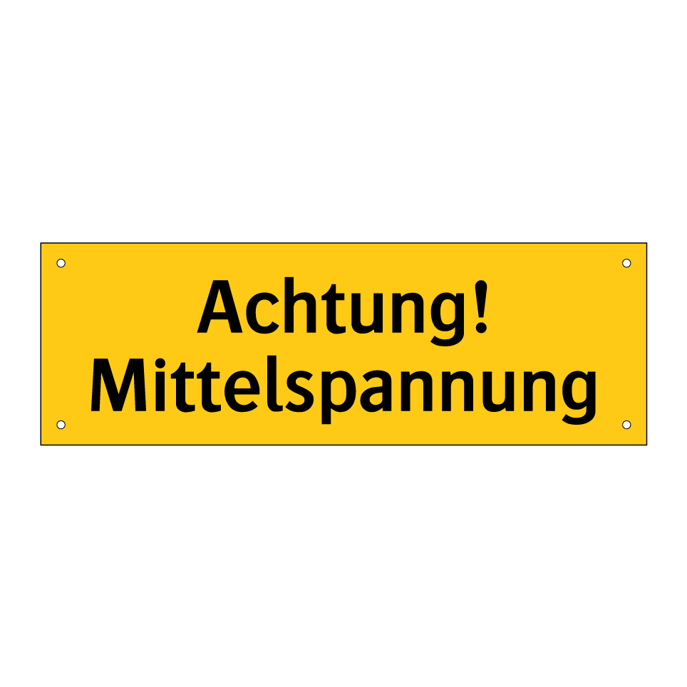 Achtung! Mittelspannung