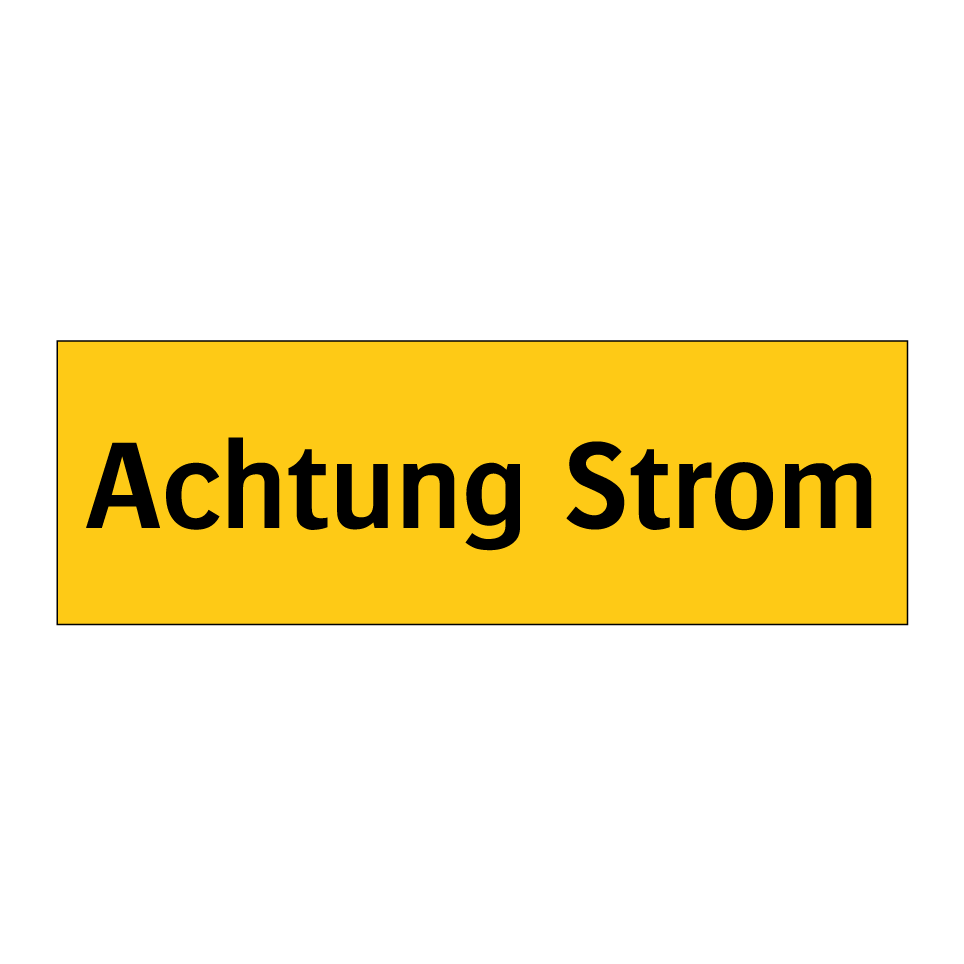 Achtung Strom