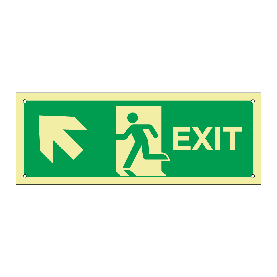 Exit up left