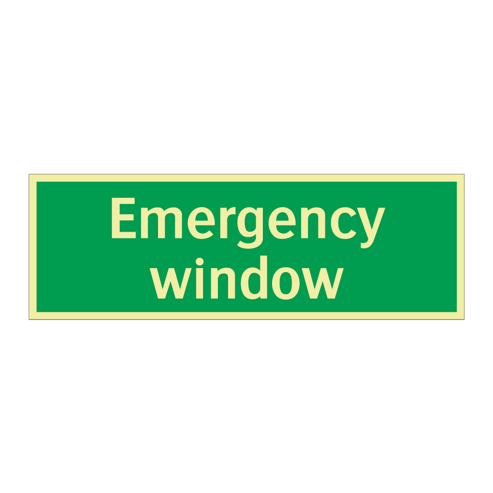 Emergency window