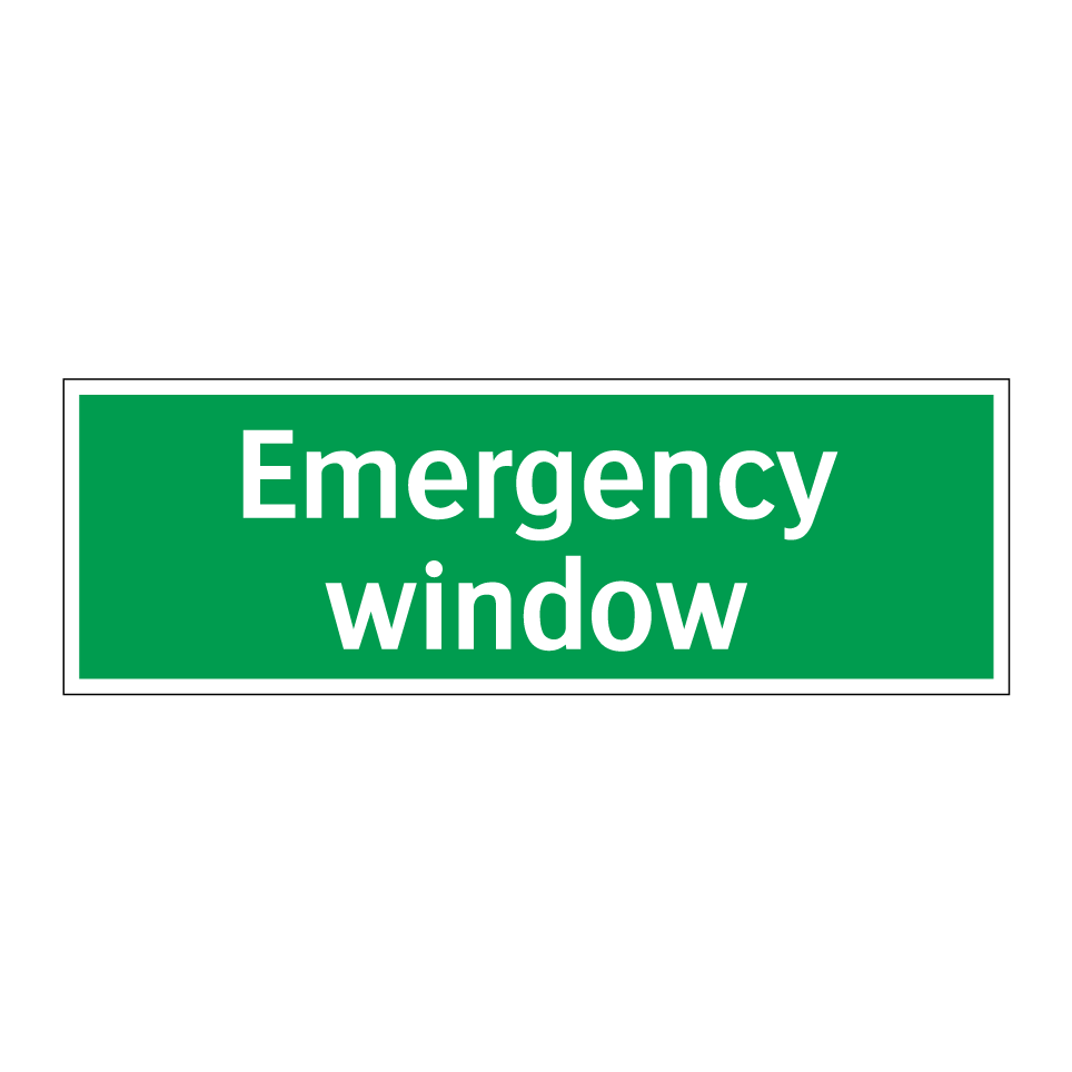 Emergency window