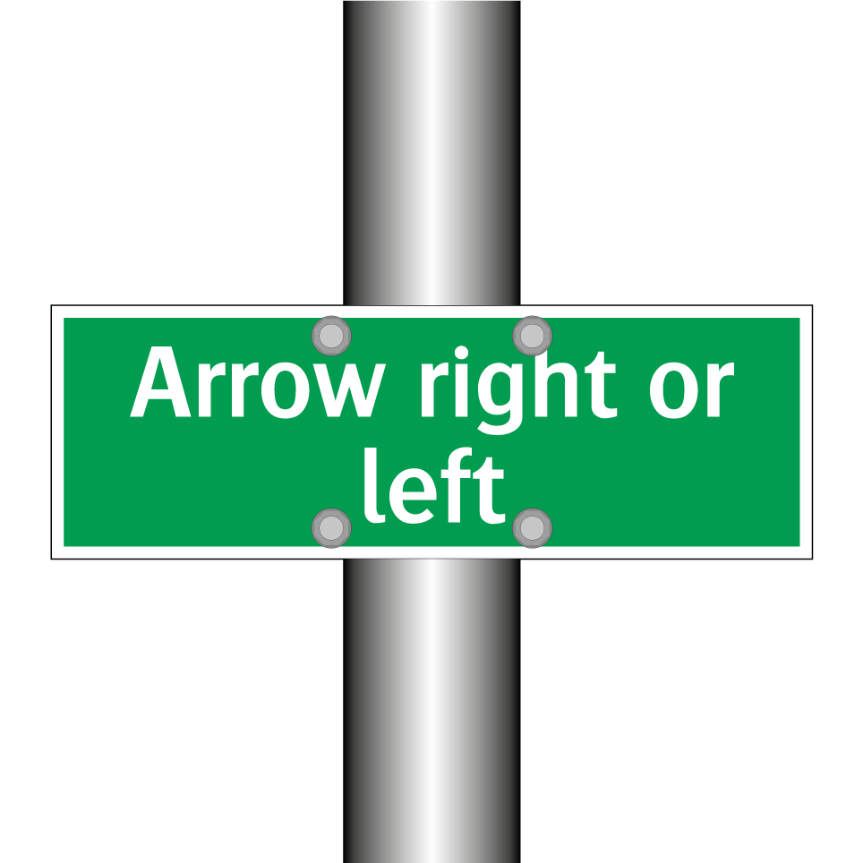 Arrow right or left