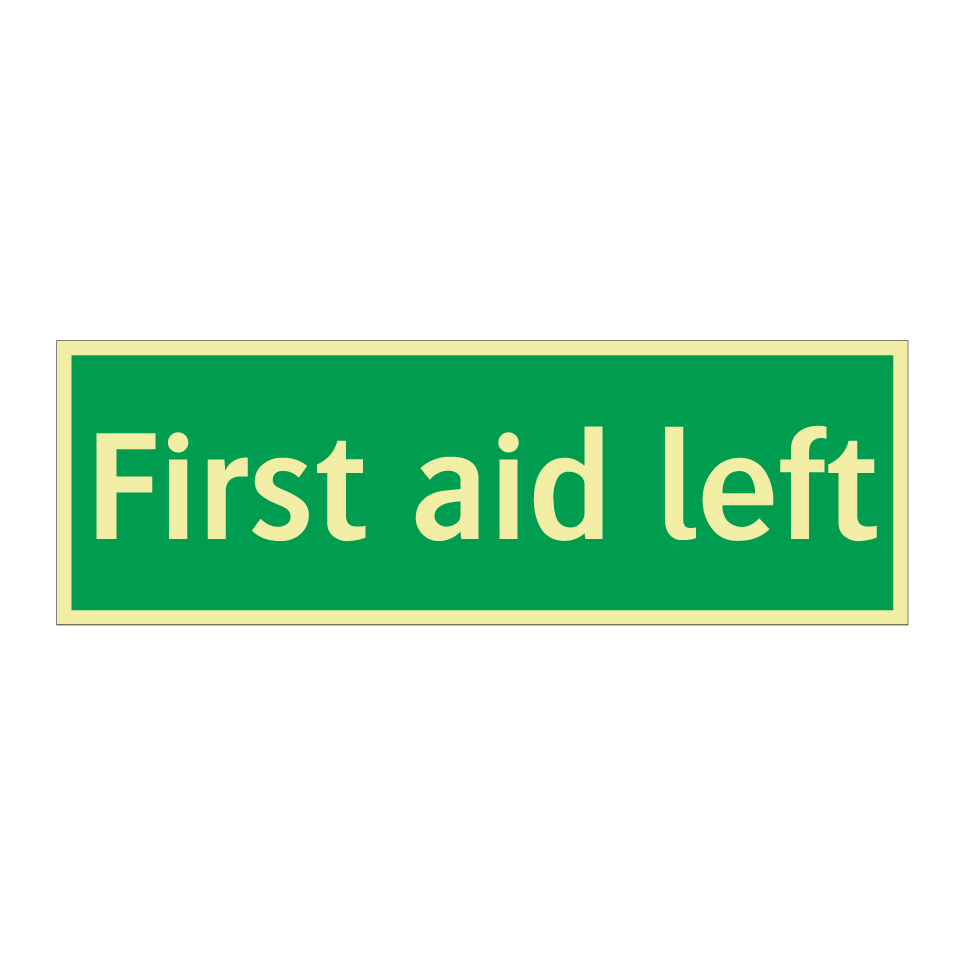 First aid left