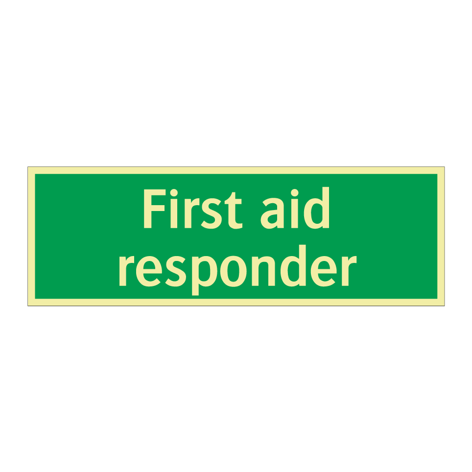 First aid responder