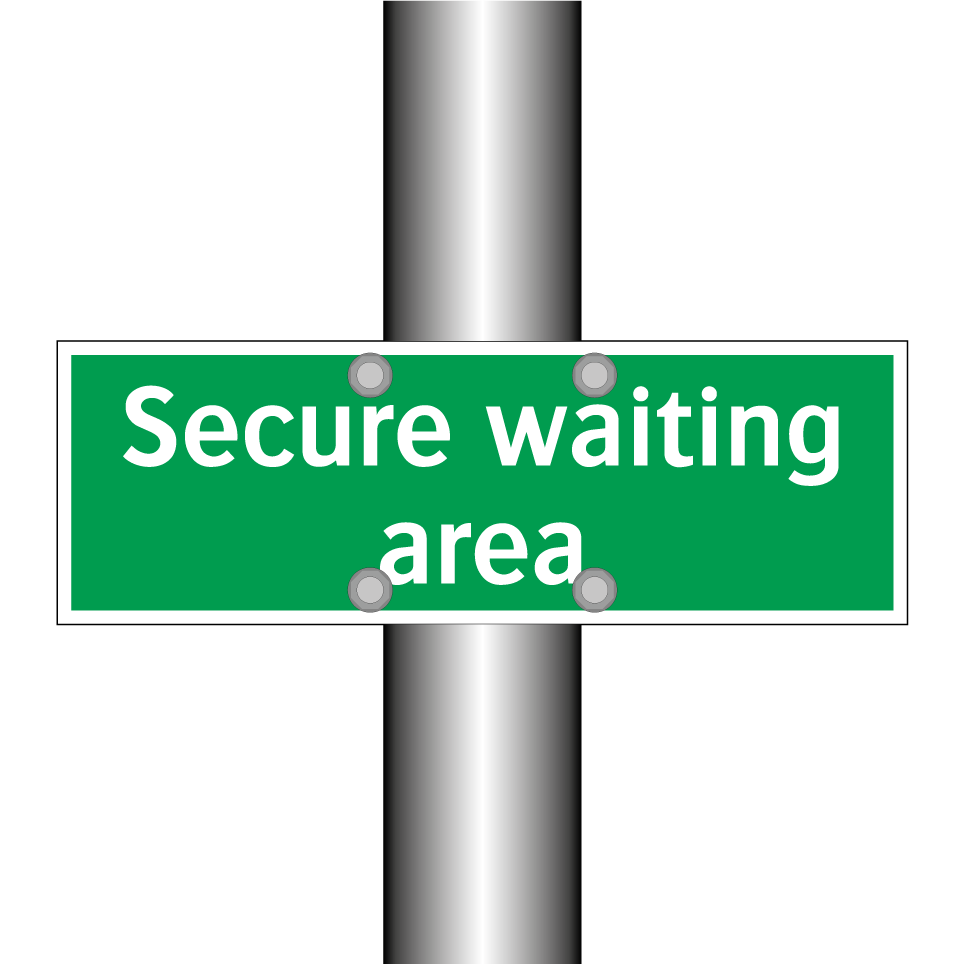 Secure waiting area
