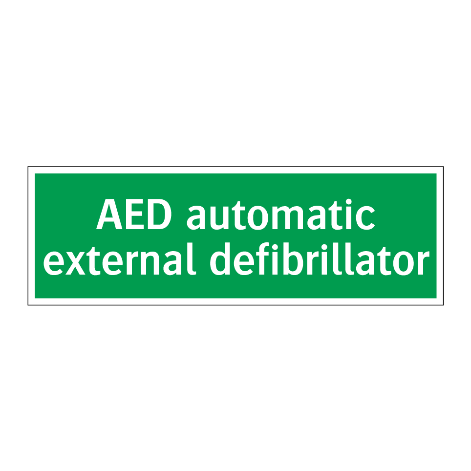 AED automatic external defibrillator